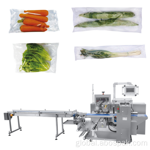 Cucumber Wrap Machine Automatic Vegetable Cabbage Lettuce Packaging Machine Manufactory